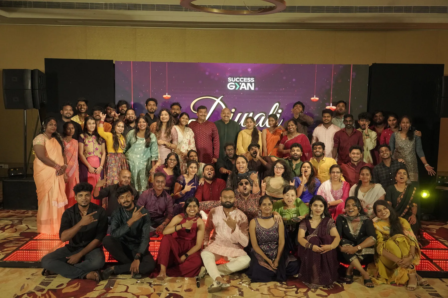 Surendran Jayasekar and the Success Gyan team celebrating Diwali